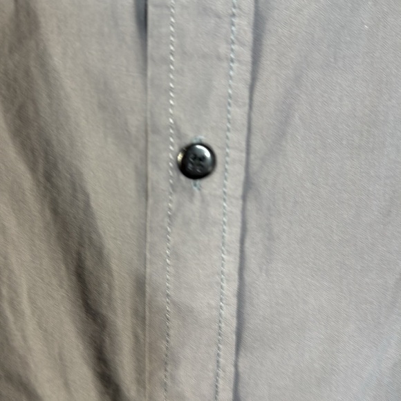 Steve’s Jeans Gray 4X Short Sleeve Button Up Shirt Cotton - Picture 5 of 10